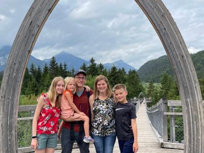 Tree-top hike at Ziegelwies Füssen Forest Center.